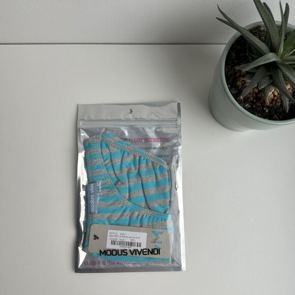 Modus Vivendi - X-Retro Low Cut Brief - Blue - Picture 6 of 8